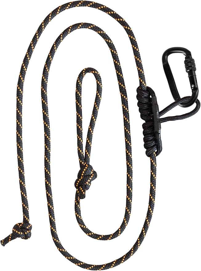 MUDDY Safety Harness Lineman's Rope (Black/Orange)