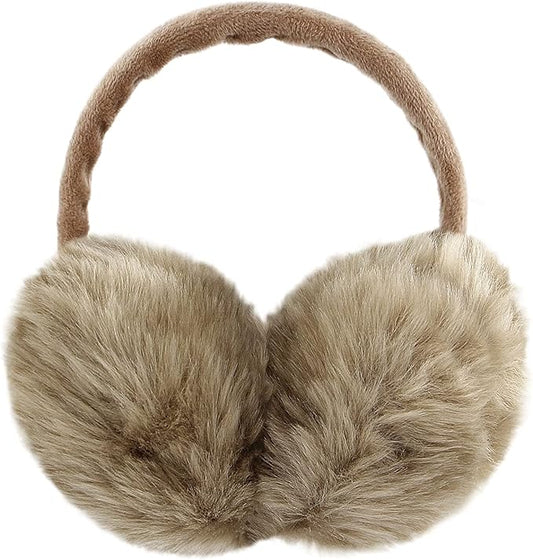POXIMI Women Winter Earmuffs Girl Ski Adjustable Ear Covers for Cute Bow Ear Warmer Outdoor Earmuff Fleece Lining