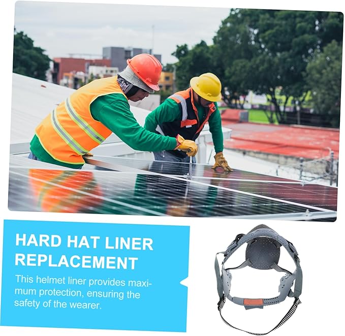 Helmet Replacement Liner Point Suspension System for Hard Hats Breathable Safety Helmet Accessory for Comfort and for Construction and Welding Activities