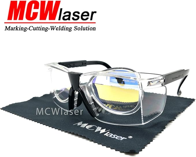 MCWlaser Co2 laser safety glasses 10600nm OD5+ Professional K40 Laser Safety Goggles