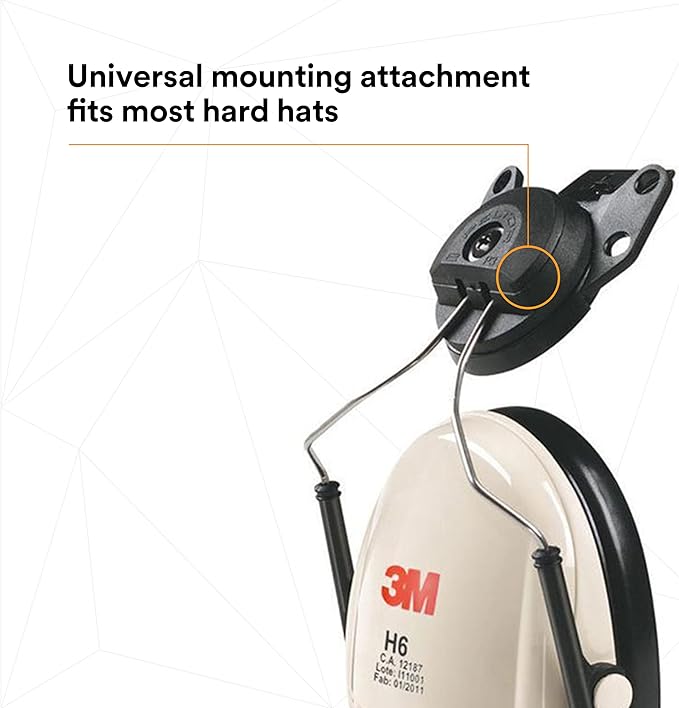 3M PELTOR Hearing Protection Optime 95 Earmuffs, Adjustable Earcups, E-A-Rfit Compatible, Stainless Steel