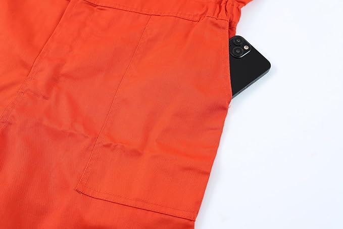 Mens Workwear Coveralls Work Mechanic Jumpsuits Long Sleeve Coverall Work Wear Multi Pockets