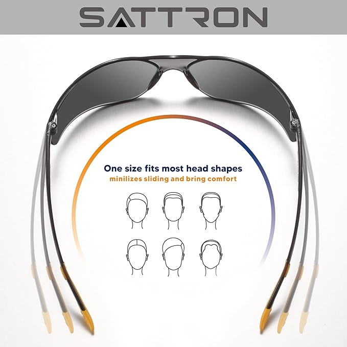 Tinted Safety Glasses Bulk 48 Pack, Dark Smoke Lenses UV Protective Safety Sunglasses for Men Women, ANSI Z87.1 Scratch & Impact Resistant Eye Protection for Construction, Shooting, Lab