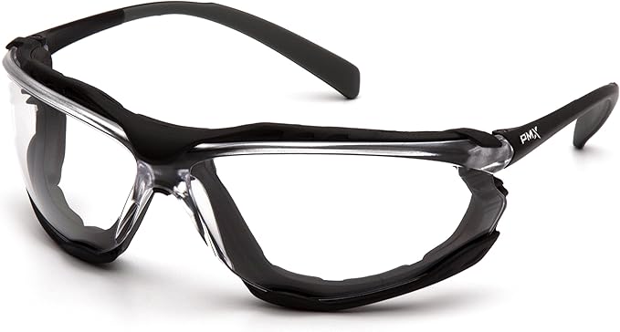 Pyramex Proximity Safety Glasses Eye Protection, Amber H2X Anti-Fog