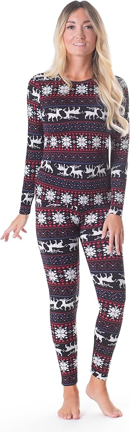 Rocky Thermal Underwear for Women, Long Johns Fleece Lined Set, Shirt & Pants, Base Layer w/Leggings/Bottoms Ski/Extreme Cold