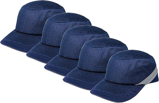 Zojo Baseball Bump Cap Hard Hat Helmet,5PCS Reflective Breathable Lightweight Safety Cap for Men and Women