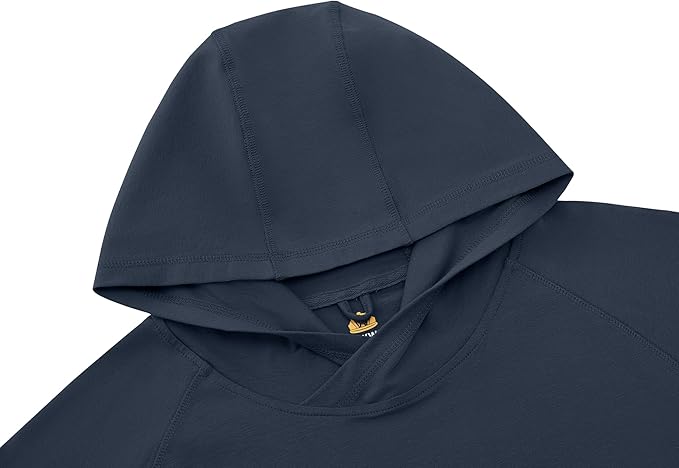 WORKWEYA FR Hooded Shirts 6OZ Lightweight FR Shirts for Men Thumb Hole Stretch NFPA2112 CAT2 Flame Resistant Hoodies