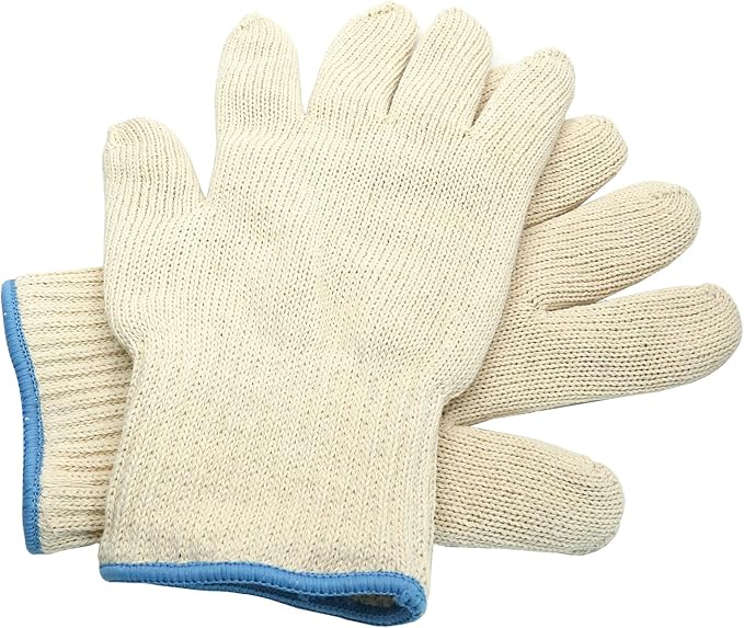 Luomorgo 1 Pair Heat Resistant Gloves, 480°C / 896°F Oven Gloves Oven Mitts, Hot Food Gloves for BBQ, Grilling, Baking, Cooking