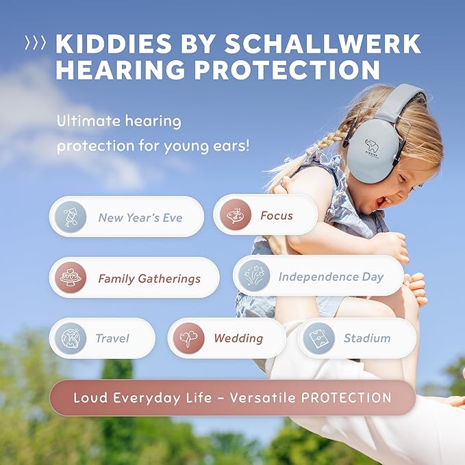Schallwerk ® Noise Protection Headphones for Kids – Ear Protection for Kids, Toddlers, and Babies