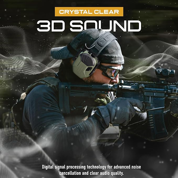 M300T & M300A Electronic Hearing Protection - Shooting Earmuffs Noise Reduction