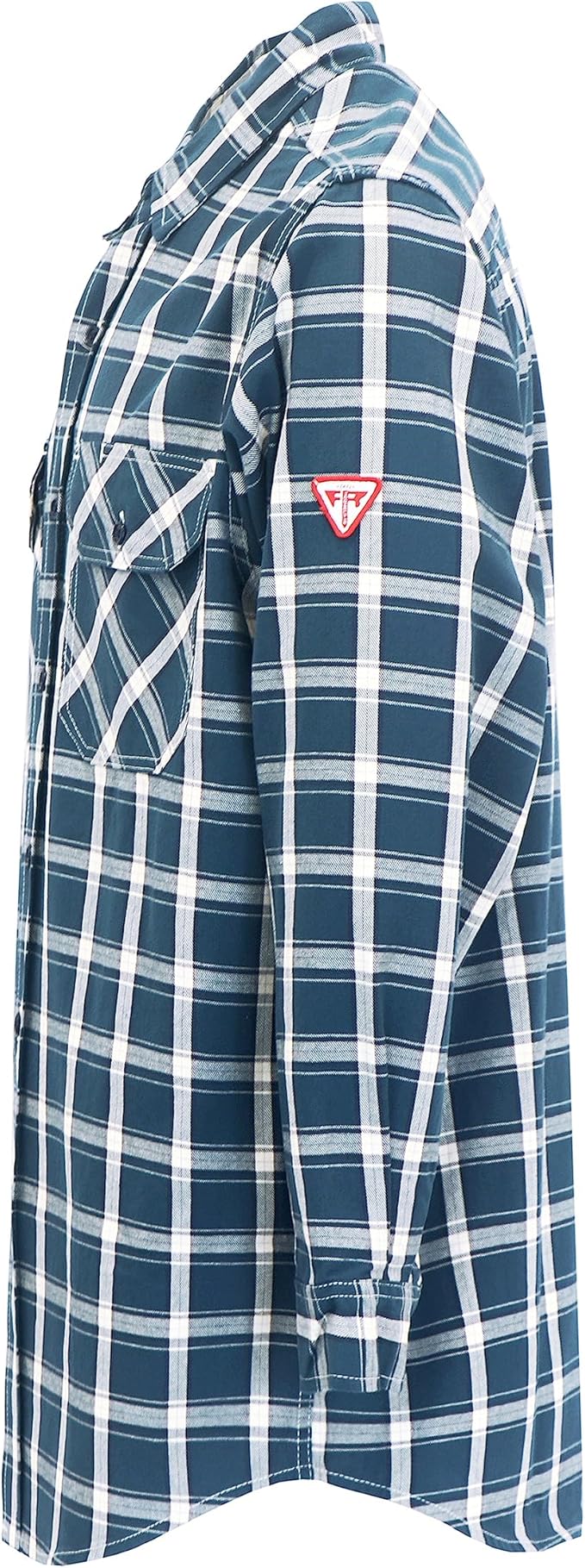 TICOMELA FR Shirts for Men Flame Resistant/Fire Retardant Shirt NFPA2112 7.5oz Men's Welding Shirt