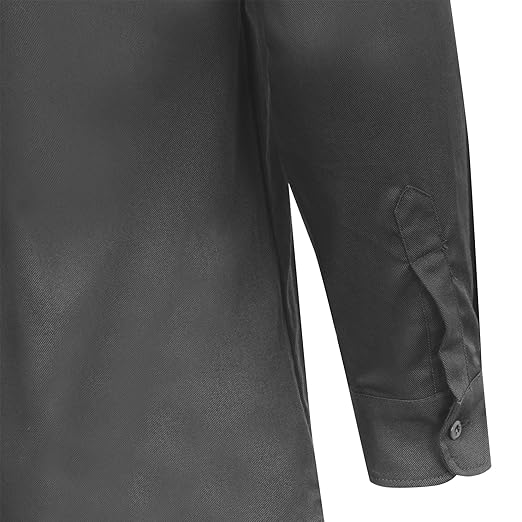 Oberon FR Arc Rated Button-Up Safety Shirt For Men - Flame Resistant Cotton - 10 Cal - Class 3 - Gray