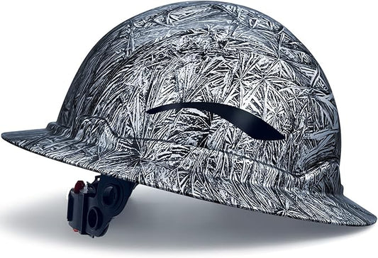 Full Brim Hard Hats ANSI/ISEA Z89.1 Type I Class E Certified 6-Point Suspension Lightweight Vented Adjustable Safety Helmet for Construction Industrial