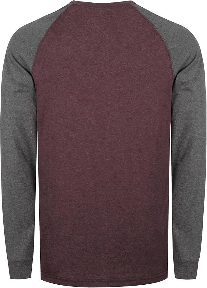 BOCOMAL FR Shirts Two-Tone Crew for Summer 4oz EX Lightweight Flame Resistant Long Sleeve Work T-Shirt Base Layer