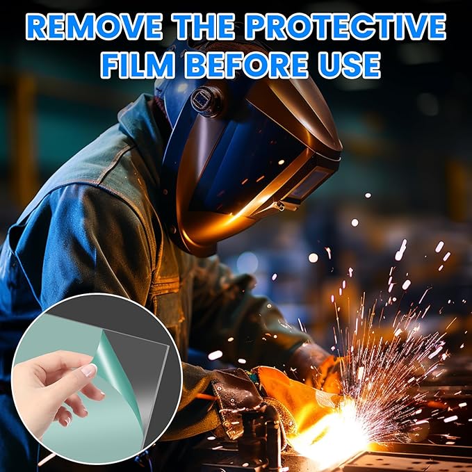 20Pcs Welding Lens, Welding Helmet Lens Top Protection For Welding, Lightweight Lens for Welding Helmet Replacement (4.5"x5.25")