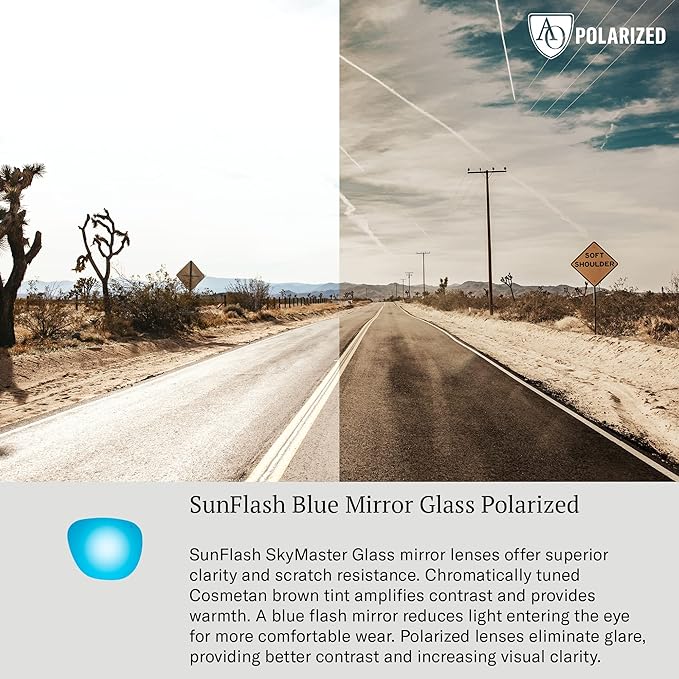 AO Americal Optical Original Pilot Glass Lenses Sunglasses | SkyMaster Glass Lenses | Polarized and Non-Polarized Available