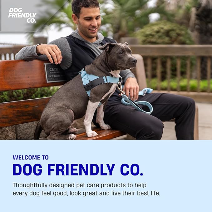 DF Co. Dog Harness | Chafe Resistant Webbing, Adjustable Neck & Chest, and Heavy Duty D-Ring | Sturdy, Comfortable, Easy to Use | Green Camo, Size XL