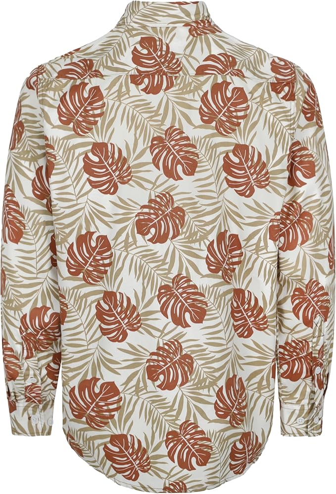 BOCOMAL FR Shirts Printed Paisley/Hawaii Lightweight Pearl Snaps/Button Down Flame Resistant NFPA2112 CAT2 Work Shirt