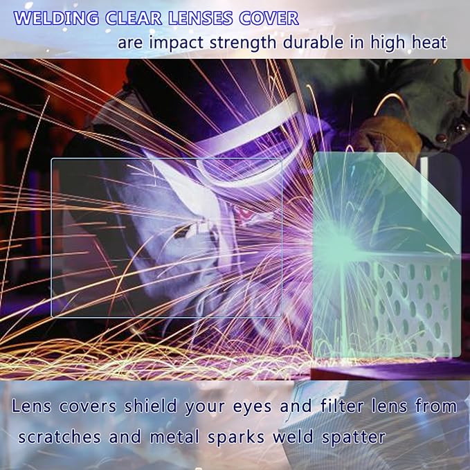 3350 Clear Electric Welding Helmet Lens Cover for lincoln viking 3350 welding helmet 4.5" X 5.25" Optical Grade Elite Welding Helmet Parts for M-Iller P2898-1 750s 850s Outside Replacement Cover