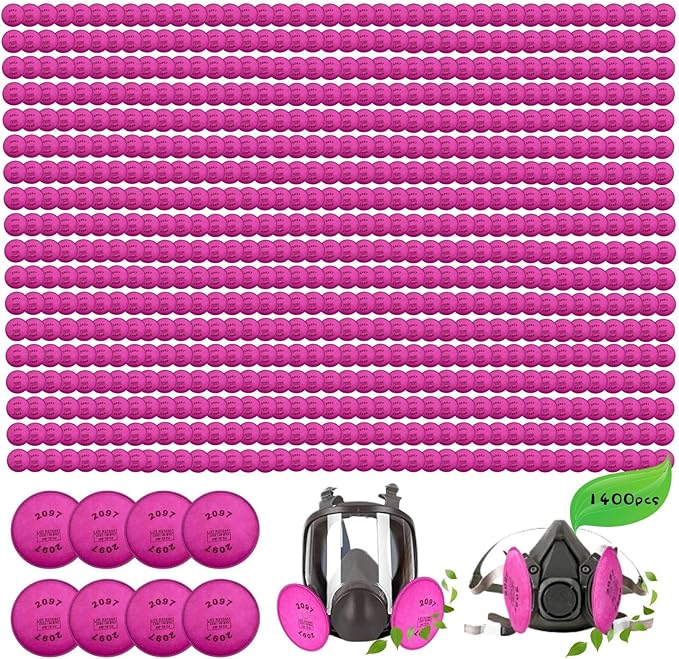1400PCS(700Pack) 2097 Particulate Filter,2097 Filter Installed on Filter Retainer Replacement for 6000 6200 6800 7000 FF-4
