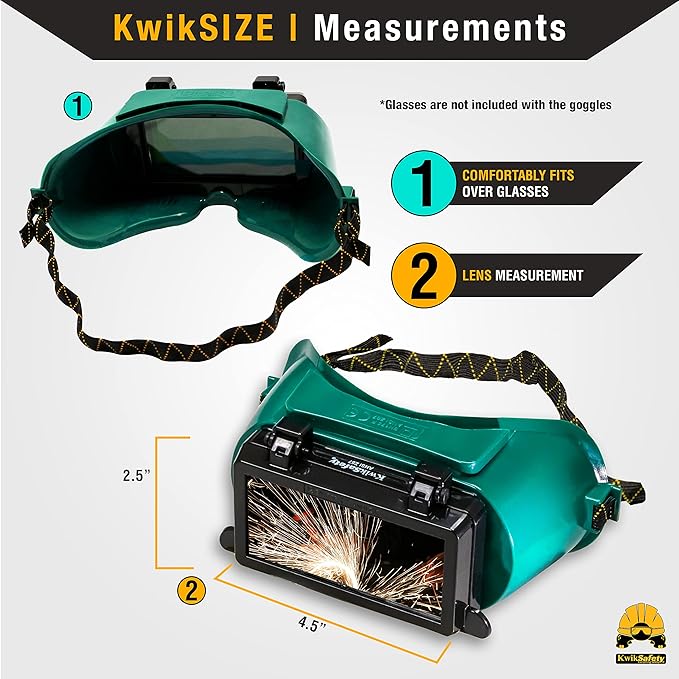 KwikSafety - Charlotte, NC - EAGLE EYES, HAMMERHEAD, OWL Welding Goggles [ANTI-FOGGING ANTI-SCRATCH] ANSI Tested OSHA