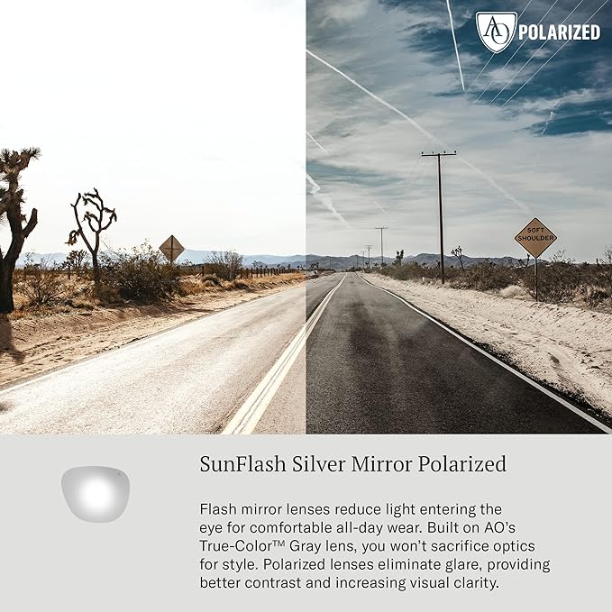 AO Americal Optical Original Pilot Glass Lenses Sunglasses | SkyMaster Glass Lenses | Polarized and Non-Polarized Available