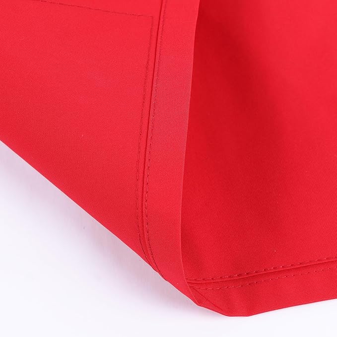 Short Bib chef Apron - Waterdrop Resistant Aprons with Buckle Pockets Cooking Kitchen, Aprons for Men and Women