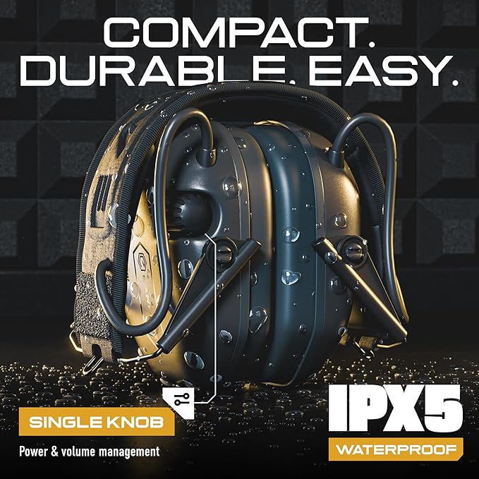 M300T & M300A Electronic Hearing Protection - Shooting Earmuffs Noise Reduction