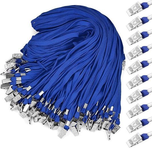 Marspark Lanyards Bulk with Clip Flat Neck Lanyard Badge Lanyard with Swivel Hook Lanyards for ID Cards Holder