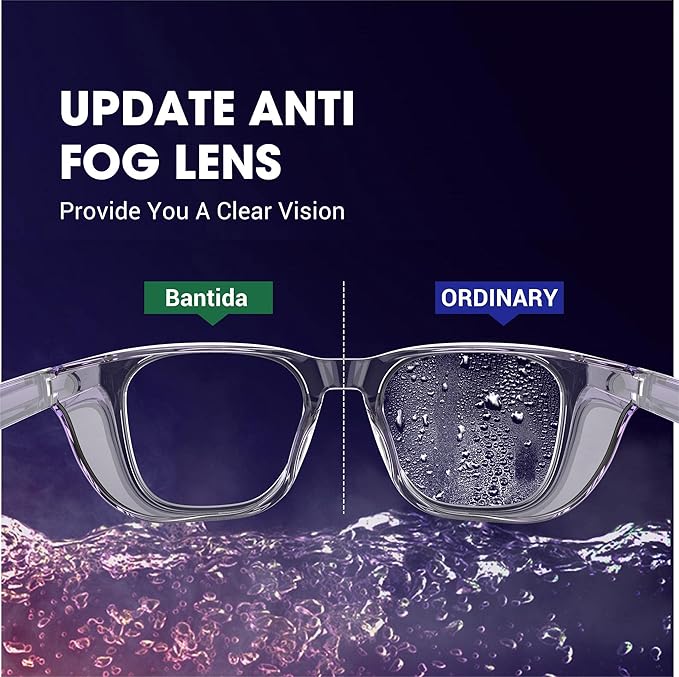 Safety Glasses Anti-Fog Goggles Protective Eyewear Anti Blue Light Protection Glasses For Women And Men