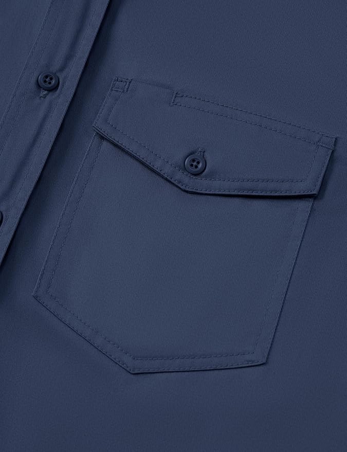 Welding Shirts for Men 7.5oz 100% Cotton Flame Resistant Fr Shirts NFPA2112 Men's Fire Retardant Welding Shirts