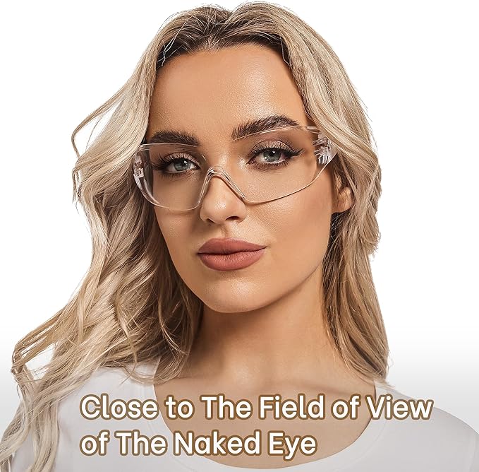 MORK&SUKY Safety Glasses Anti-Fog, Impact-Resistant with UV400 Protection,Lightweight Comfort for Industrial, Sports, Lab.