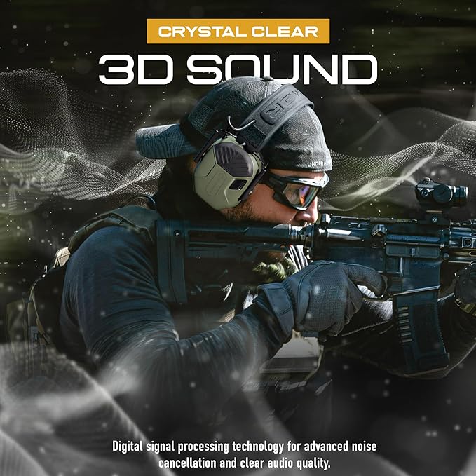 M300T & M300A Electronic Hearing Protection - Shooting Earmuffs Noise Reduction