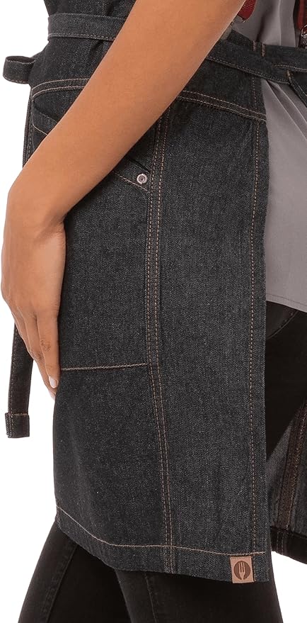Chef Works Unisex Berkeley Short Bib Apron