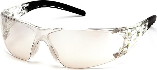 Pyramex Fyxate Safety Glasses, Indoor/Outdoor Mirror Lens