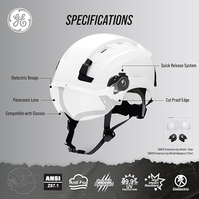 GE PROTECTIVE EYE SHIELD KIT CLEAR LENS