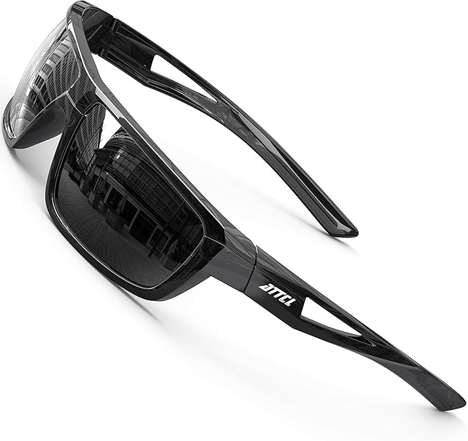ATTCL Sports Polarized Sunglasses For Men Cycling Driving Fishing 100% UV Protection