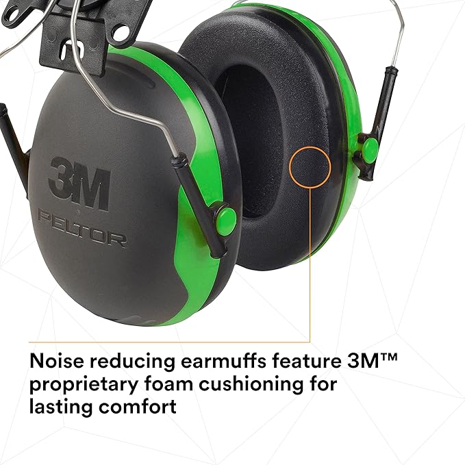 3M PELTOR Ear Muff Hearing Protection, X1 Series, Noise Protection, Construction, Manufacturing, Maintenance, Automotive