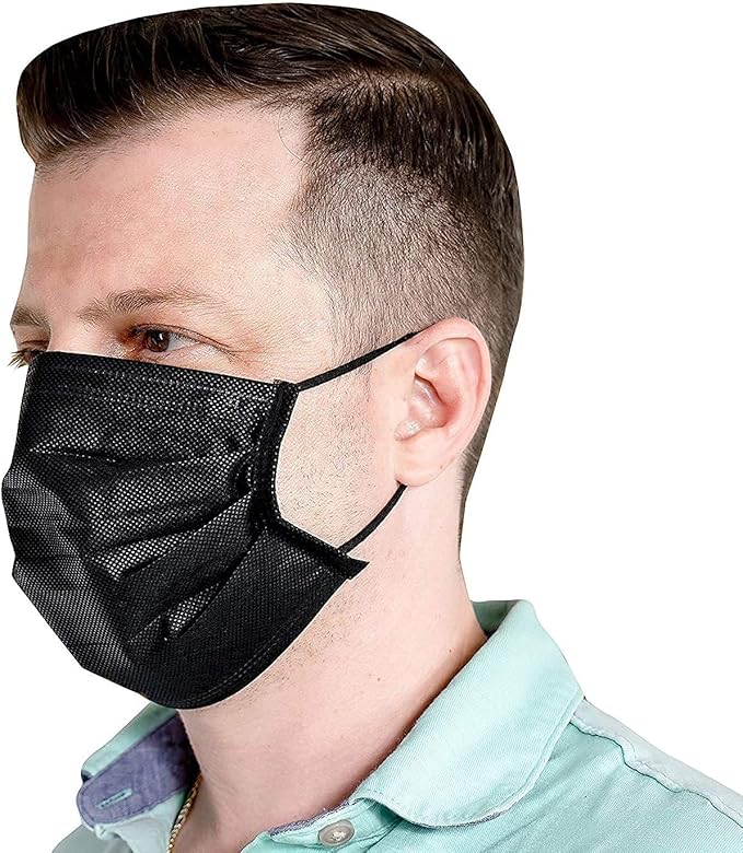 2000PCS Wholesale Bulk Disposable Face Masks, Non Woven Thick 3-Layers Breathable Face Mask for Adults