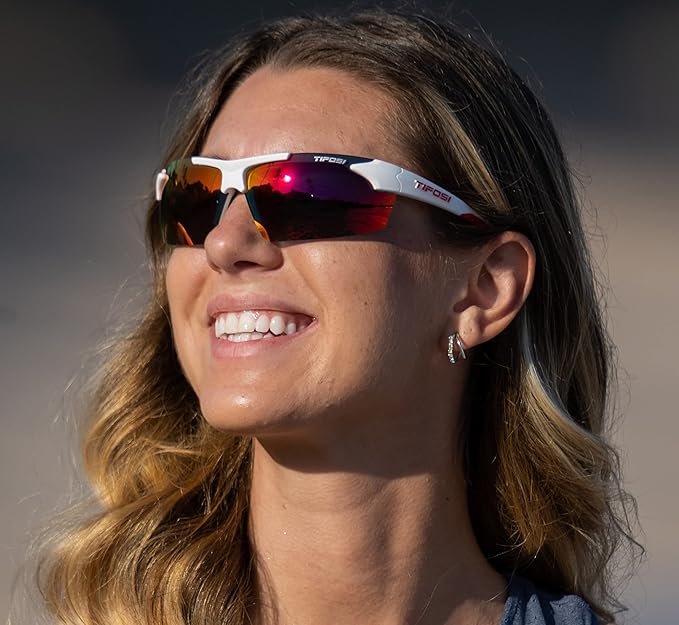 Track Sport Men & Women Sunglasses - Ideal For Baseball, Golf, Pickleball, Running and Tennis - Unisex Glasses