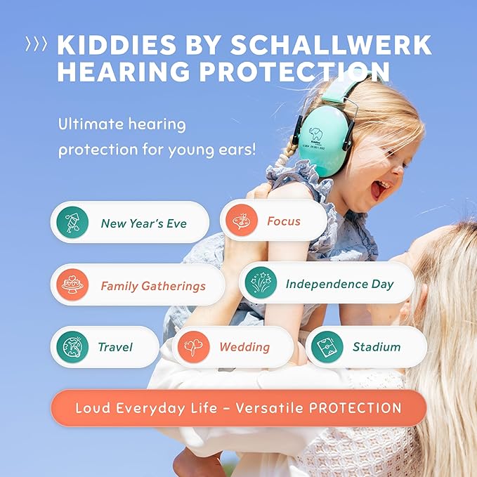 Schallwerk ® Noise Protection Headphones for Kids – Ear Protection for Kids, Toddlers, and Babies