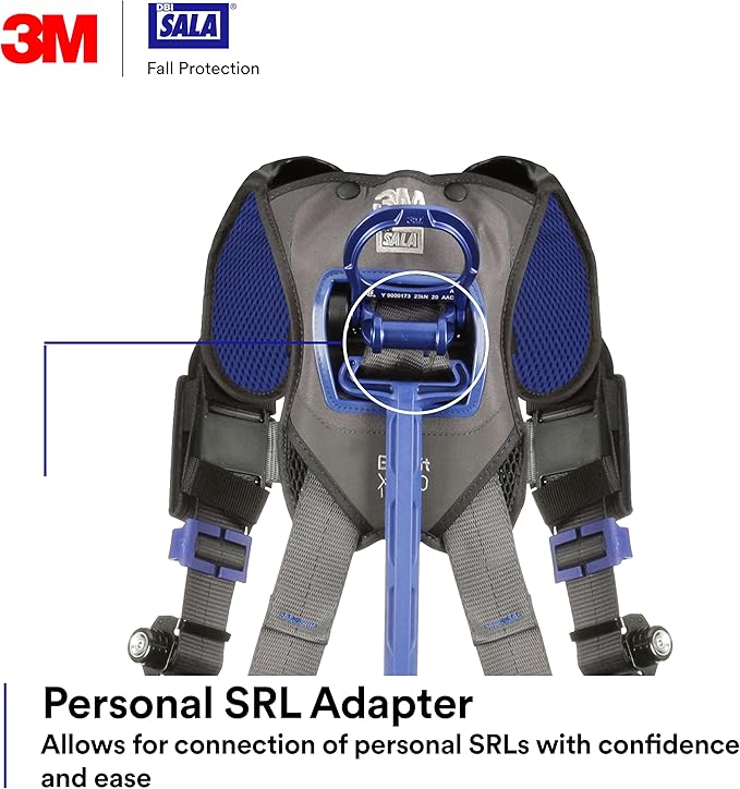 DBI-SALA 3M Comfort Construction Weight Distribution Positioning Safety Harness