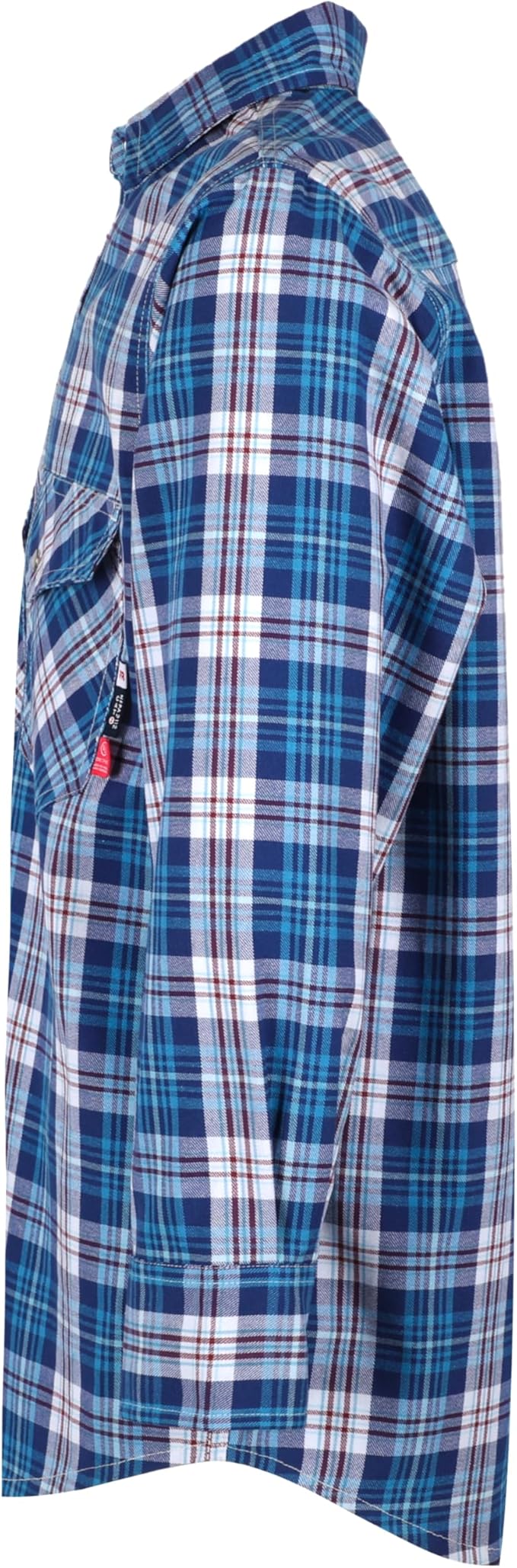 BOCOMAL FR Shirts Flame Resistant 100% C NFPA2112 7.5oz Men's Fire Retardant Welding Shirt