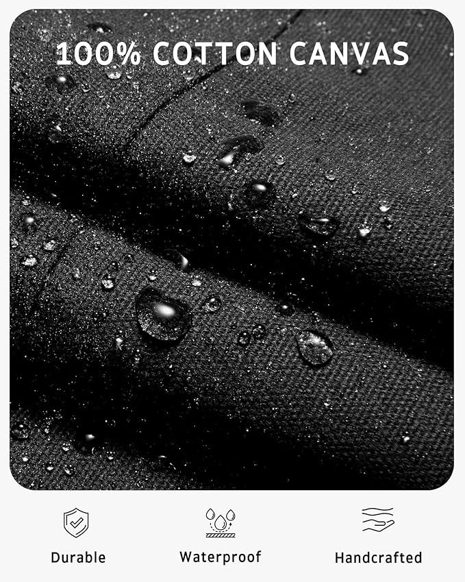 Syntus Chef Apron for Men Women with Pockets, Cotton Canvas Adjustable Work Apron Heavy Duty