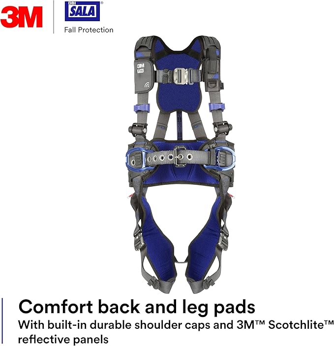 DBI-SALA 3M Comfort Construction Weight Distribution Positioning Safety Harness