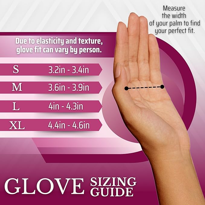 Black Disposable Gloves, Black Vinyl Gloves, 4.5-Mil, Latex Free, Powder Free for Cooking, Cleaning & Food Prep