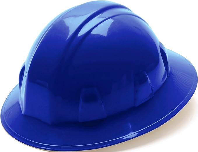 Pyramex SL Series Full Brim Hard Hat 4-Point Ratchet Suspension