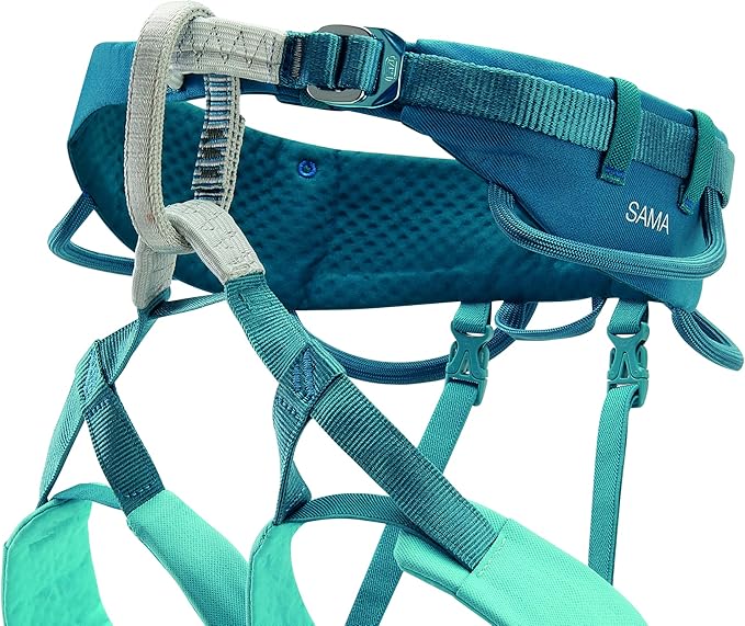 PETZL SAMA Unisex Harness - Rock Climbing Harness for the Gym, Crag, or Multi-Pitch Routes