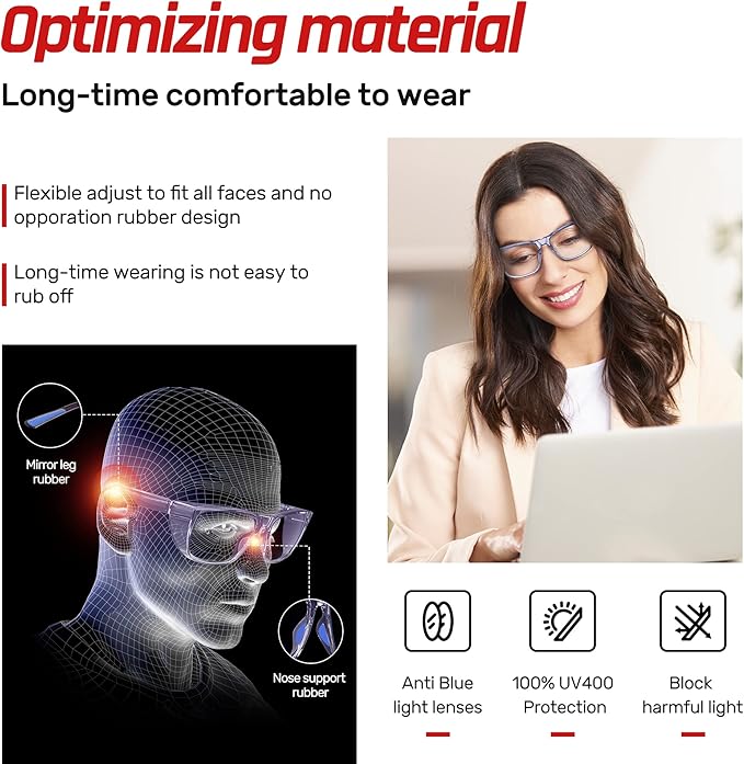 Safety Glasses Anti-Fog Goggles Protective Eyewear Anti Blue Light Protection Glasses For Women And Men
