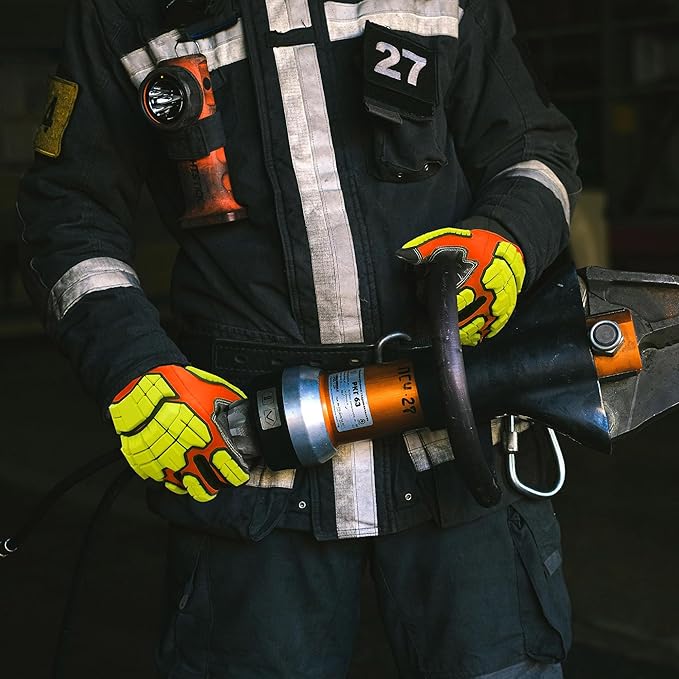 Heavy-duty Rescue Extrication Glove EN388:2016 Certification, Super Dexterity and Ultra Durability